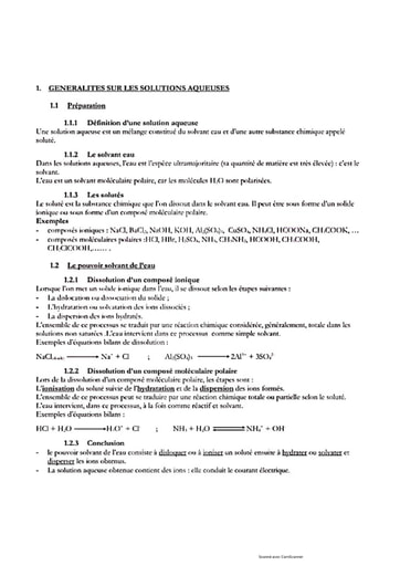 Cours Chimie Minérale top Résumé by Tehua