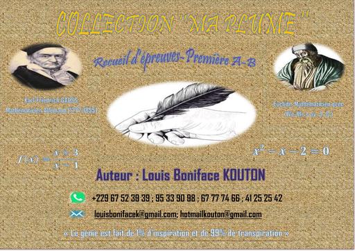 Livre de maths 1iere A&B Collection ma plume by Tehua