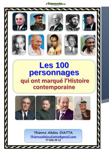 BIOGRAPHIE DES PERSONNAGES les 100 personnes qui ont marqué l'histoire by TEHUA