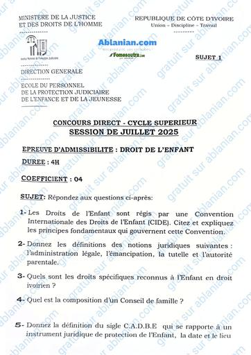 INFJ CYCLE SUPERIEUR des INSPECTEURS DEDUCATION SPECIALISEE de lecole BY TEHUA