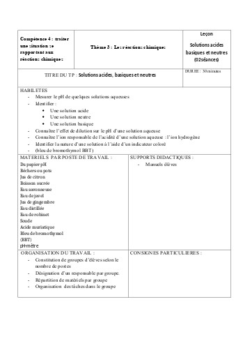14 Solutions acides  basiques et neutres