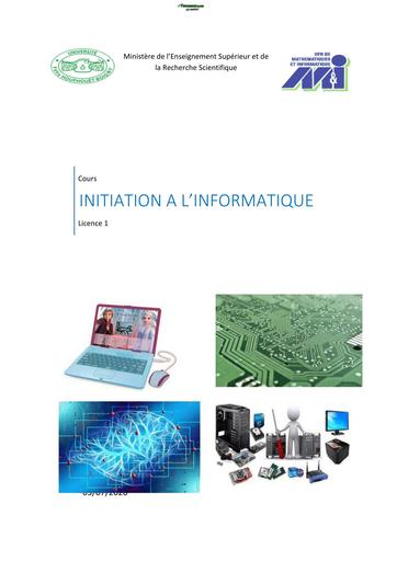 Licence Maths Info ARCHITECTURE DES ORDINATEURS DOC 1 by TEHUA