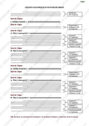 Concours Direct ENA INFJ Charte graphique du devoir de Droit by TEHUA