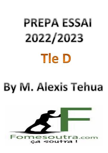 ESSAI  Tle D 2022/2023 by Tehua.pdf