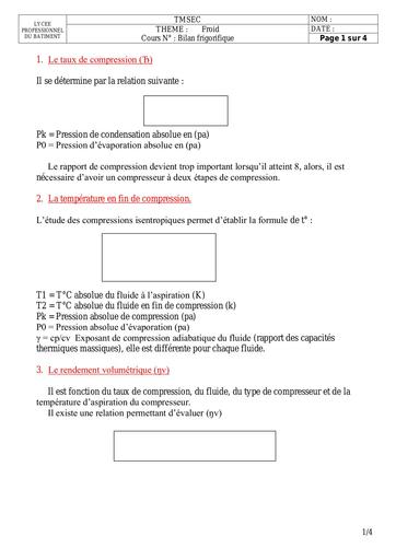 Bilan frigorifique élève by Tehua