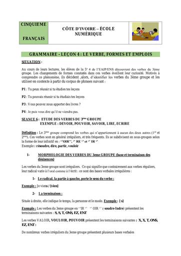 20 Grammaire L4 S6