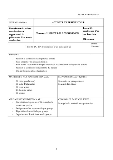 FICHE 10  Combustion d'un gaz dans l'air  SPO docx