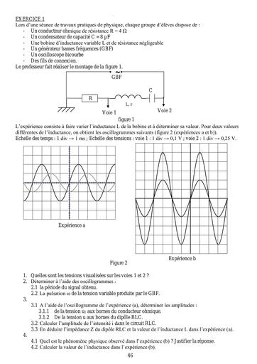 Prepa bac 2024 sujet Physique RLC by Tehua