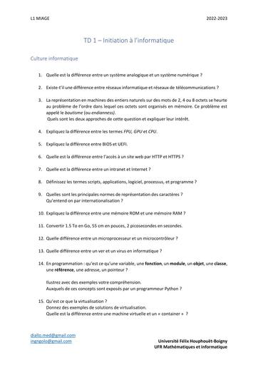 TD initiation informatique