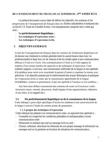 L’ENSEIGNEMENT DU FRANÇAIS AU SUPERIEUR 2e ANNEE B.T.S.pdf