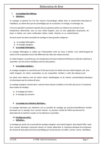 Elaboration de brut 2 by Tehua