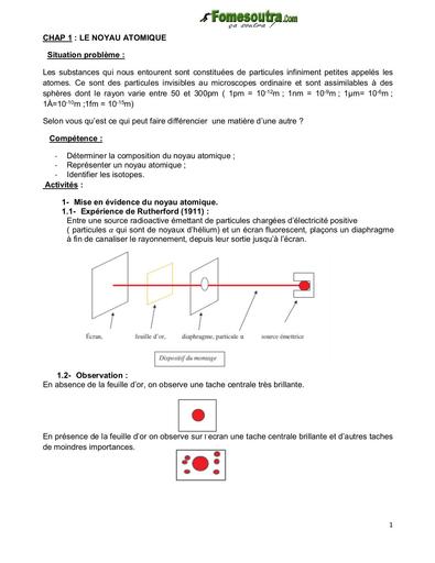 Cours de Chimie 2ndC (APC)