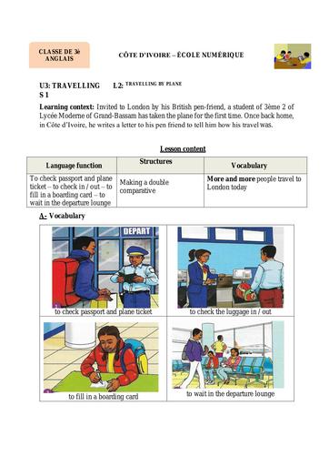 UNIT 3 LESSON 2 ANGLAIS