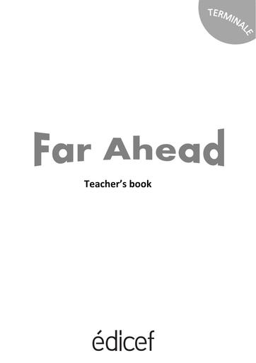 FarAhead Teacher's Book Tle corrigé by Tehua