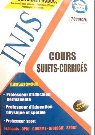 INJS SUJET CORRIGES by TEHUA