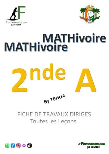 DOC TRAVAUX DIRIGES MATHS IVOIRE 2nde A BY TEHUA