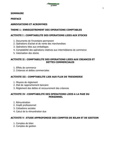 COURS COMPTABILITE GENERALE OHADA NIVEAU 2 by TEHUA