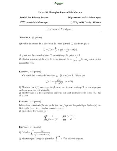 Examen4 Analyse 3 2023 by TEHUA