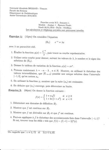 Examen6 Analyse 1 MI L1 2 BY TEHUA