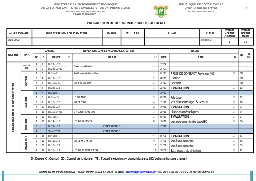 2A BT DESSIN AFFUTAGE