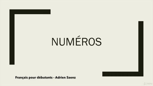 3  Numéros