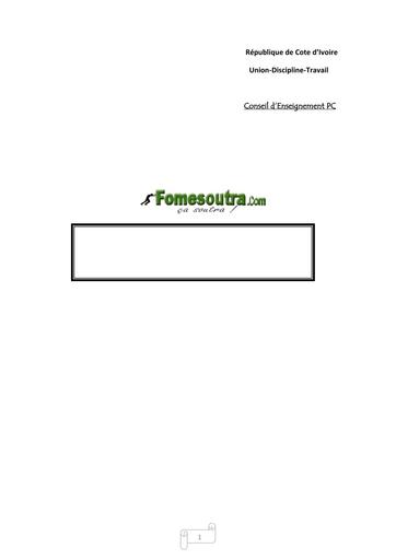 BANQUE DE SUPPORTS PC 5ième RCI BY TEHUA