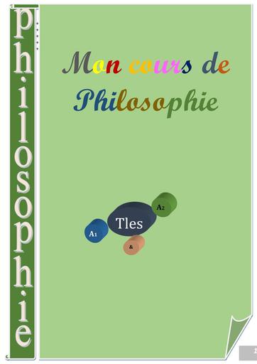 Livre mon cours de Philosophie Tle A meilleur cours