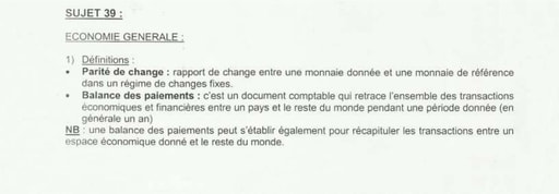 Corrigé Economie Générale sur Libéralisation Internationale - BTS 2004