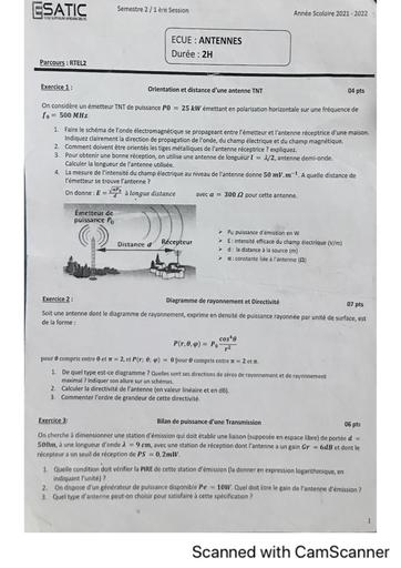 SUJETS ANTENNES
