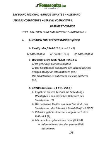 2023 2024 BAREME ET CORRIGE BAC BLANC REGIONAL by Tehua