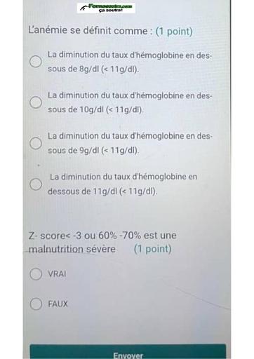 INFAS AS P6 pédiatrie rattrapage By TEHUA