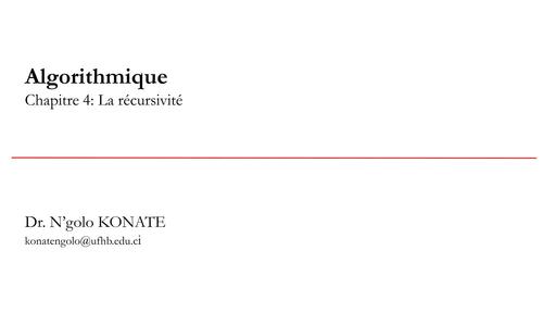 4 CHAP IV La recursivité