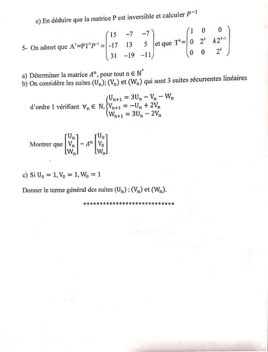 Traitement des signaux et mathematique bts 2