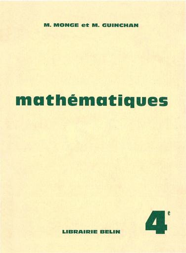 Livre Monge Maths 4ieme by Tehua