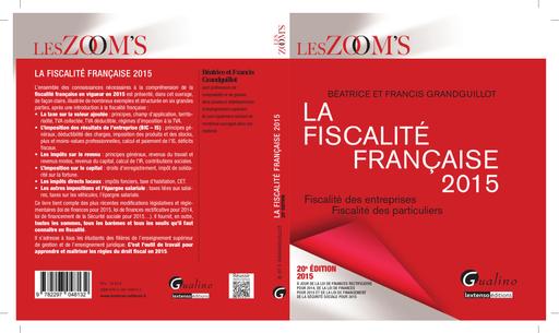 La Fiscalité française 2015