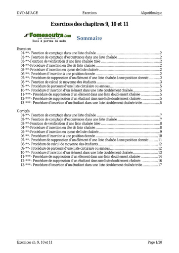 TD Listes chaînées - ESATIC
