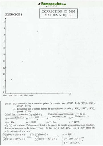 Corrigé de Maths CAFOP 2005