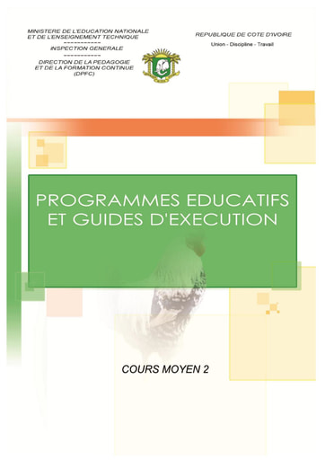 Programmes éducatifs et guides d'exécution - CM2