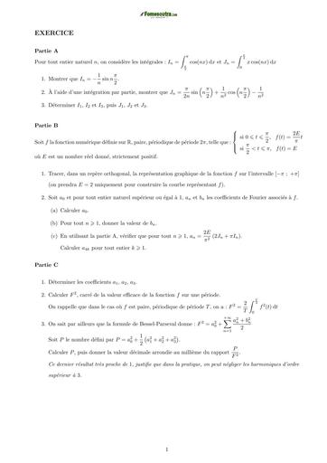 TP BTS exercice Fourier 12 BY TEHUA