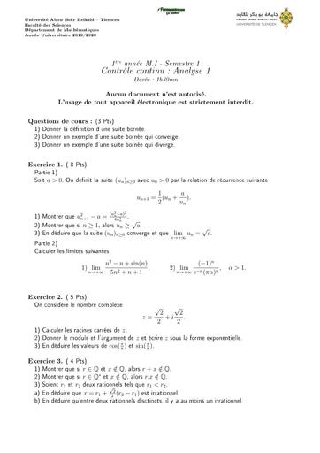 Examen4 Analyse 1 MI L1 BY TEHUA