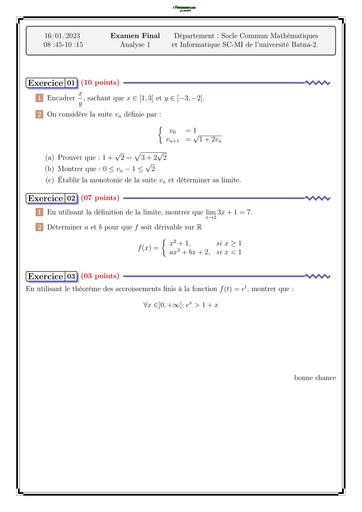 Examen4 Analyse 1 BY TEHUA