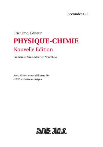 Physique chimie 2and C et E
