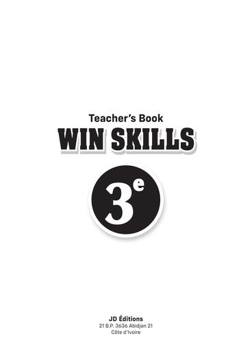 Manuel d'anglais win skills Guide 3ième by Tehua