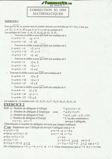 Compilation sujets de Maths Cafop by Tehua