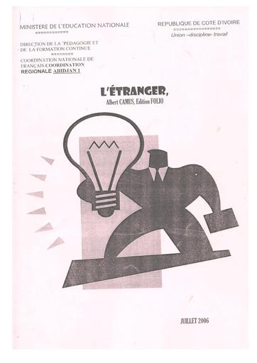Facilitateur L'ETRANGER by Tehua