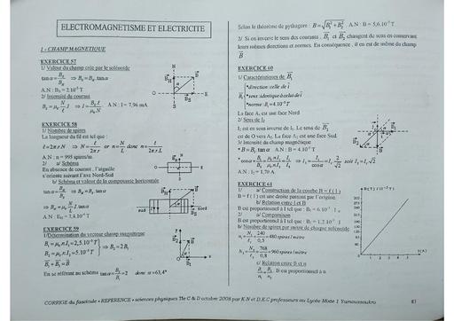 Fiche TD Champ magn et Mvt d'une particule chargée Corrigé by Tehua