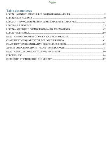 FASCICULE D'EXERCICES CHIMIE AU FORMAT APC 1ière CD by TEHUA