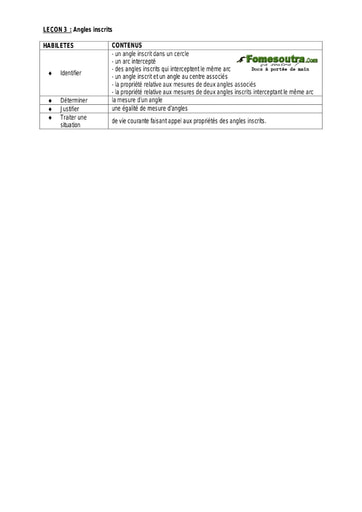 Angles inscrits 2 - Guide pédagogique Maths 3ème