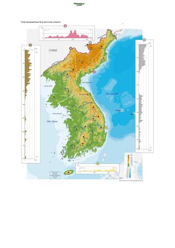 CARTE SUR LA COREE DU SUD by TEHUA