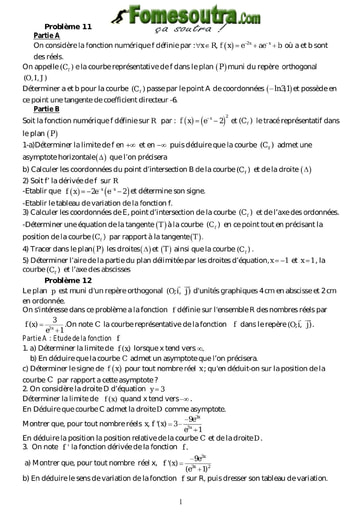 TP 4 Fonction Exponentielle Népérienne - Terminale Scientifique